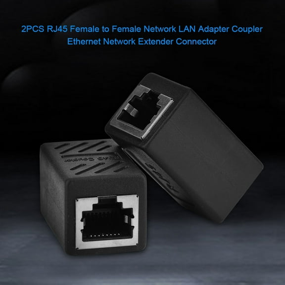 Adaptador de red ethernet lan 2PCS RJ45 hembra a hembra ANGGREK Otros