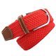 thumbnail image 3 of Cinturón elástico Salvador para hombre de tela 3.8 Cm rojo, 3 of 10