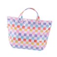 thumbnail image 4 of Bolso playa PVC, bolso hombro para compras, ideal para viajes, picnics, vacaciones, estudios y gimnasio. Arcoíris, 4 of 8