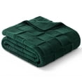 thumbnail image 3 of Whale Flotilla Knit Throw Blanket for Couch, Soft Fuzzy Decorative Knitted Blanket for Sofa Bed, Lightweight Cozy Warm Throws, 50x60 Inch, Dark Green, 3 of 8
