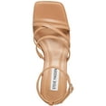 thumbnail image 3 of Steve Madden Womens Barb Leather Ankle Strap Platform Heels, 3 of 3