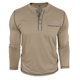 thumbnail image 4 of pstuiky manga larga de hombre, Camiseta informal de manga larga con cuello redondo y bolsillos abotonados para hombre, color liso, transpirable Tops casuales para hombres m, 4 of 7