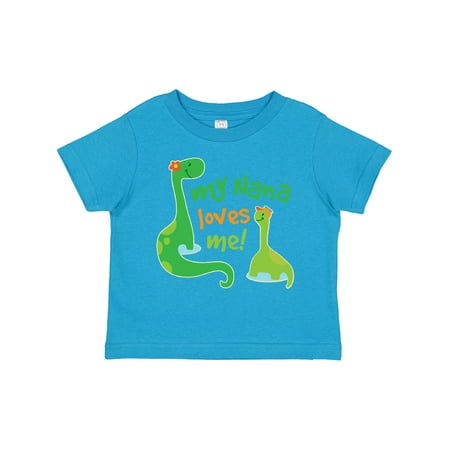 

Inktastic My Nana Loves Me Grandson Boys Toddler T-Shirt