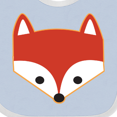 thumbnail image 4 of Inktastic Fox Woodland Animals Boys or Girls Baby Bib, 4 of 4