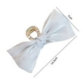 thumbnail image 6 of Shenmeida 4PCS Large Bow-knot Decor Ribbon Hair Clips, Hair Bow Knot Barrette Hair Clips Hair Accessories For Women and Girls, 6 of 7