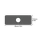 thumbnail image 4 of (Negro y gris) estera absorbente para grifo lavabo de secado rápido resistente a la suciedad impermeable y a prueba de moho (), 4 of 8