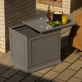 thumbnail image 5 of Veradek 2-in-1 Tray and Storage Table – Grey, 5 of 12