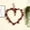 Red1, variant on Outdoor Wreaths Weatherproof Large Outdoor Wreath Wreaths for Front Door Large Door Wreath Door Wreath Valentines Day Wreath Heart-shaped Artificial Red Fruit Wreath 11.8 Inch (1Pcs)