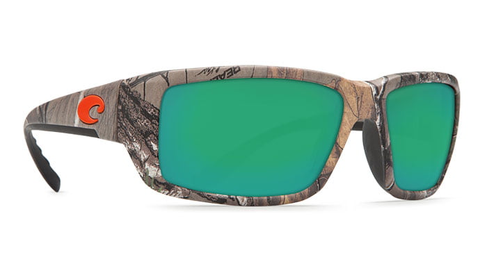 Costa Del Mar Kiwa Polarized Sunglasses 400G Glass Matte Retro Tortoise/Blue Mir 
