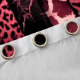 thumbnail image 4 of Homewish Cheetah Leopard Print Blackout Curtains Set of 2 (52x84 Each), Black Pink Stripes Abstract Window Curtains, Modern Fashion Art Curtains and Drapes, Curtains and Drapes Home Decor, 4 of 6