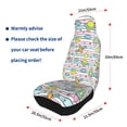 thumbnail image 6 of Haiem Space Doodle Printed Car Seat Covers Set of 2, Universal Fit Car Seat Covers,Protective Seat Covers,Comfortable Car Seat Covers, Easy Installation Seat Covers, 6 of 9