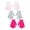 Pink / Grey / Fuschia, variant on Berkshire Brand Girls 3-Piece Glove Set, One Size