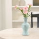 thumbnail image 5 of Xihbxyly Jarrón Decorativo de Plástico, Imitación Esmaltado, Elegante Arreglo Floral, Decoración Versátil para El Hogar, Ideal para Sala de Estar o Mueble de Tv, Opciones En Azul, Rosa y Blanco, 28 X, 5 of 6