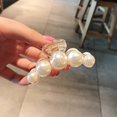thumbnail image 5 of Pinzas para el cabello con perlas, pinzas grandes para el cabello con perlas para mujeres, accesorios para el cabello con perlas antideslizantes para cabello grueso y cabello fino, 5 of 5