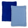 thumbnail image 2 of (3 pack) Mainstays Sponge Scrubbers, 4.5 x 5 inches, 100% Cotton Shell, 2 Count per Pack, Blue, 2 of 7