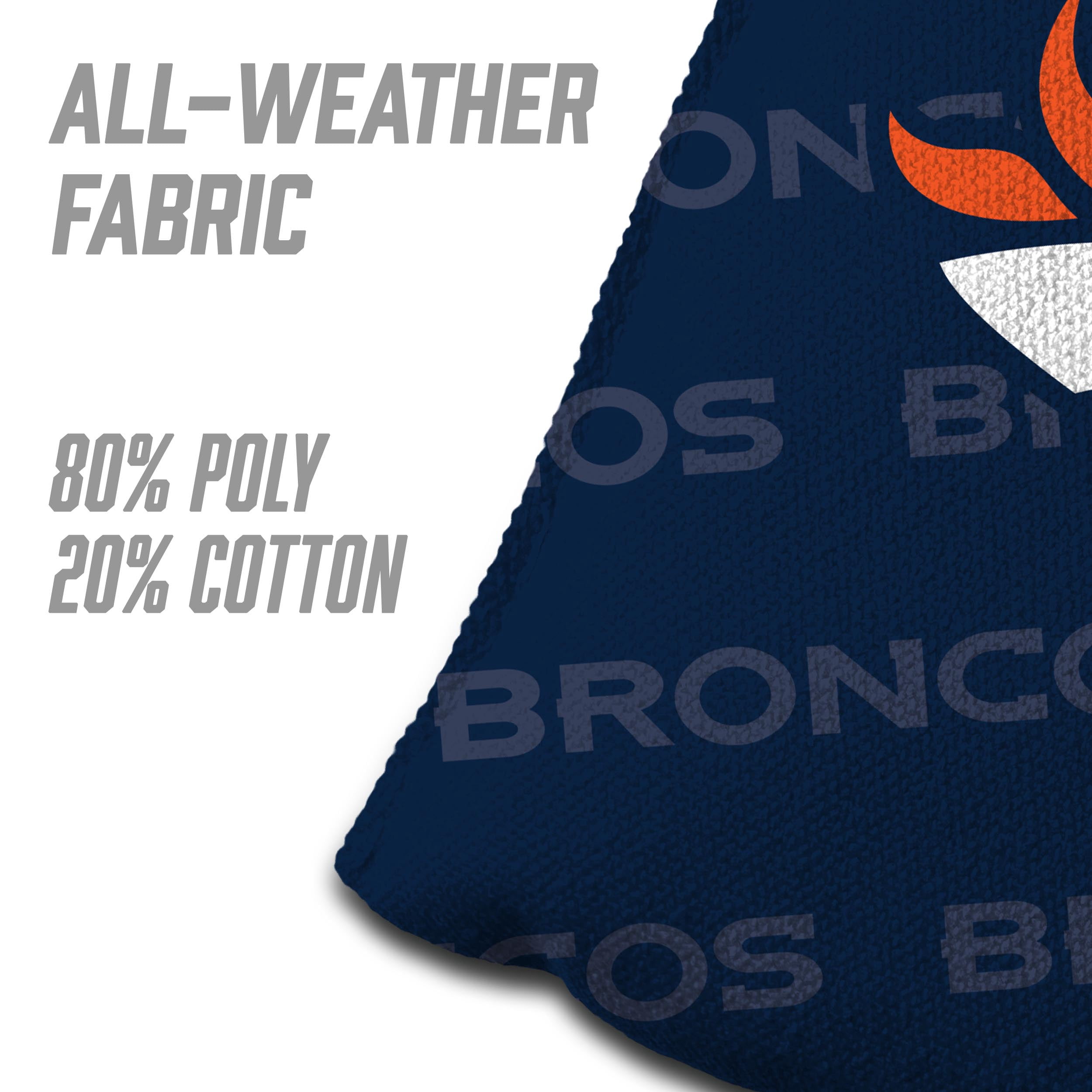 NFL Denver Broncos Cornhole Bags - 4PK - Blue