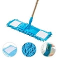 thumbnail image 6 of tooloflife Chenille Cleaning Pad Flat Mop for Mopping Sweeping cleaning Floor Roof and Windows 4 Colors, 6 of 6