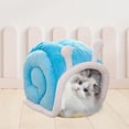 thumbnail image 1 of Cama para gatos, casa para gatos, nido, fácil de limpiar, accesorios para mascotas, cama para gatos de interior, caseta de juego, caseta para perros Tamaño pequeño: 38 cm x 35 cm x 30 cm, 1 of 9