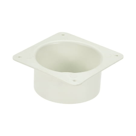 Uxcell 4inch Air Inlet Outlet Hose Pipe Adaptor Flange Duct Connector ...