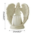 thumbnail image 2 of YOHAVEN Angel Candlestick Figurine, Romantic Tabletop Decor for Weddings Church Living Room Anniversary Birthday Holiday Ornament, 2 of 3