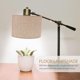 thumbnail image 2 of Desk Lamp Shade Cylindrical Light Cover Bedside Replacement Fabric Lamp Shade(E27), 2 of 3