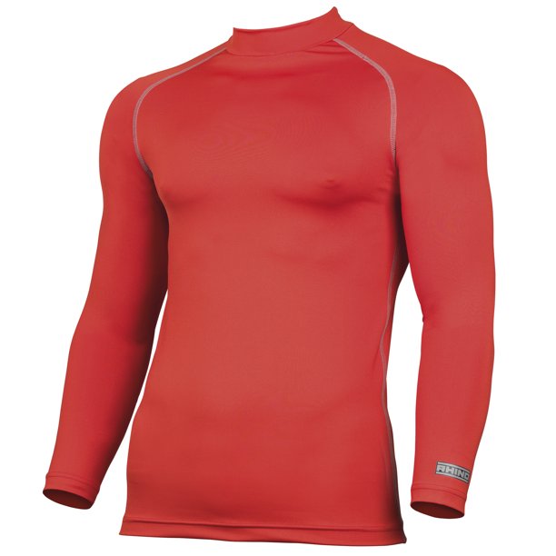 Rhino - Top térmico capa interior manga larga hombre caballero (Rojo)