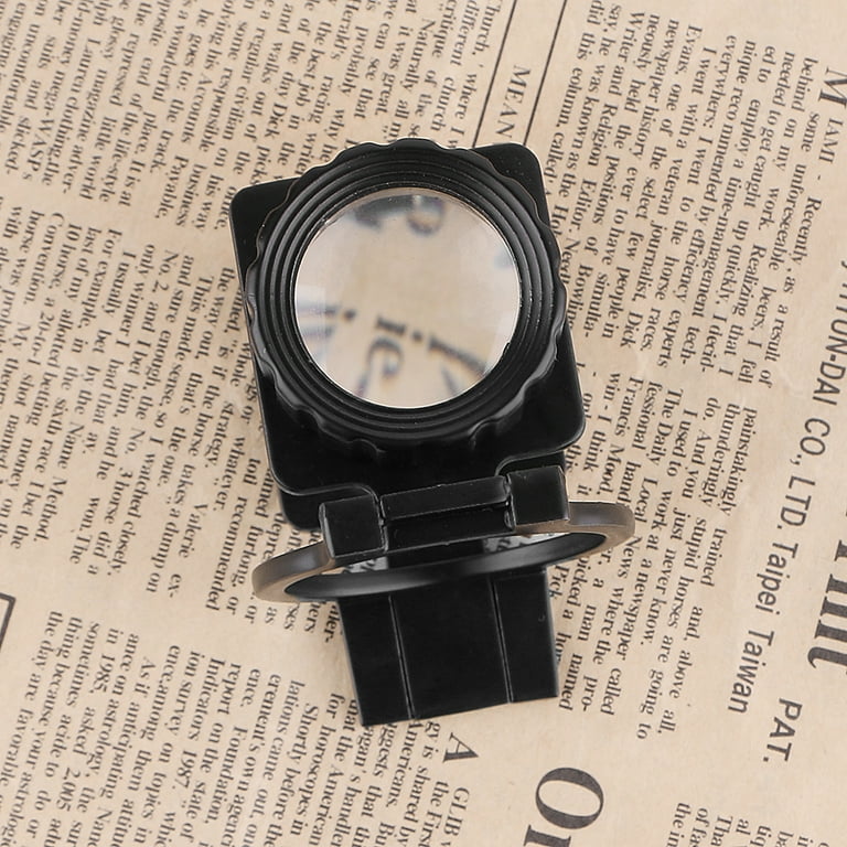 20X Coin Magnifier Portable Metal Eye Loupe Sewing Glass for