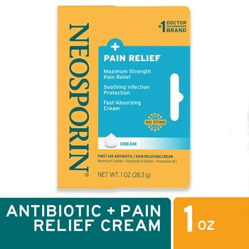 Neosporin + Pain  Dual Action First Aid Antibiotic Cream, 1 oz