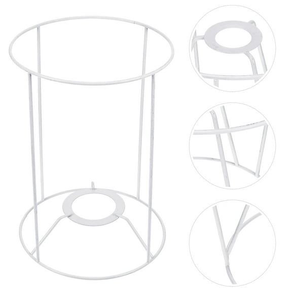 Squalise Iron Wire Shade Lampshade Frame Ring Lampshade Lamp Fix Ring DIY Supply