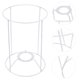 thumbnail image 5 of Marco de luz colgante de techo con soporte de lámpara de hierro de repuesto de jaula de alambre ligero, 5 of 5