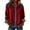 Wine, variant on Womens Button Up Tops Patchwork Denim Cardigan Color White Size L