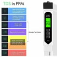 thumbnail image 4 of TDS Meter Digital Water Tester, Accurate Professional 4-in-1 TDS, Temperature and EC Meter, 0-9990ppm, Ideal Water Test Meter for Drinking Water, Aquariums,Water Tester for Drinking Water, 4 of 7