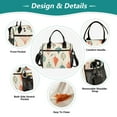 thumbnail image 3 of Ckdifva Ornamen Christmas Cooler Bag Cooler Cooling Tote Lunch Bag Lunch Box Front Pocket with Shoulder Strap, 3 of 6