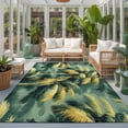 thumbnail image 2 of Large Area Rugs 5'x8', Green Palm Tree Carpet Runner Indoor Outdoor Rugs Home Decor Aesthetic, Farmhouse Summer Tropical Forest Plants Non Slip Mats Washable Accent Rug for Living Room Bedroom, 2 of 8