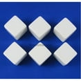 thumbnail image 2 of White D6 Blank 16mm Dice Set with Stickers (6), 2 of 2