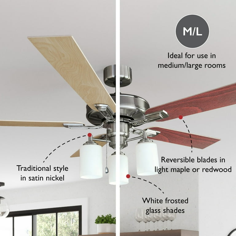 Design House 157362 Aubrey 52-Inch Traditional Indoor LED Light