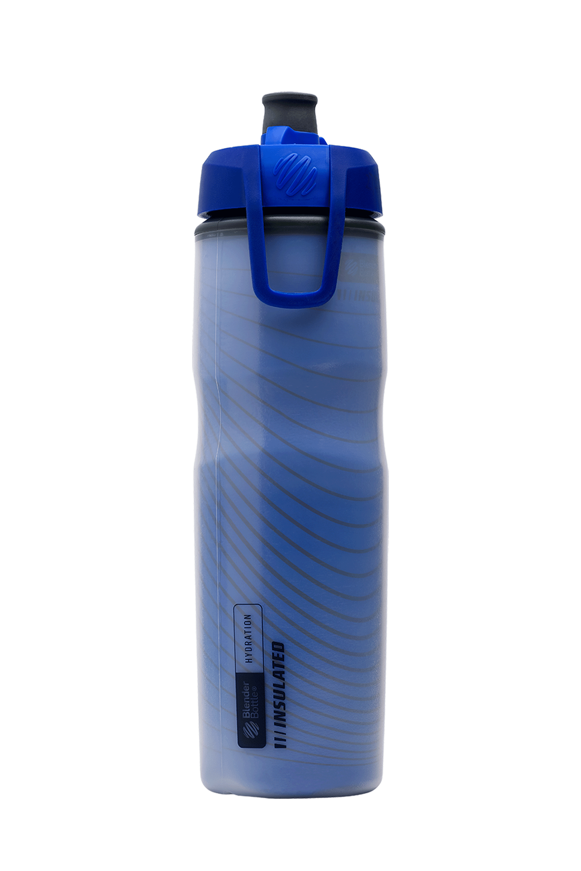 BlenderBottle Hydration Halex Insulated Water Bottle 24oz, Royal Blue