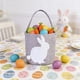 thumbnail image 4 of Bolsa de Cesta de Pascua con patrón de conejito y huevo - Bolsa de regalo de tela multicolor 24x23cm para caramelos y regalos, 4 of 6