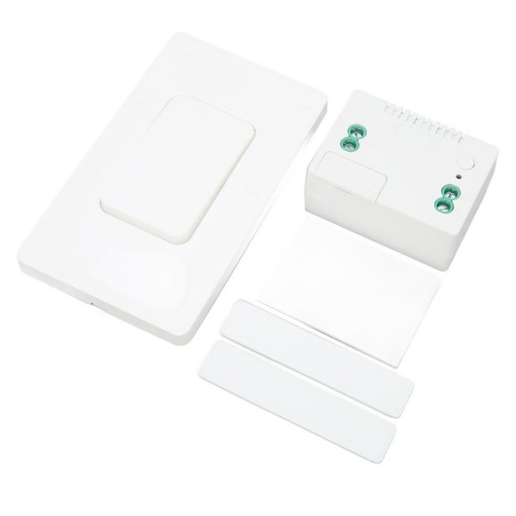 Remote Control Light Receiver Kit, Compact 1 Gang Wireless Wall Switch For Distribution Box