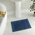 thumbnail image 2 of Hotel Style Organic Cotton Luxury 2-Piece Bath Rug Set, Marine Deep, 2 of 5