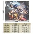 thumbnail image 3 of Mortal Kombat Blanket, Super Soft Throw Blanket For Couch Sofa Bed, Cozy Lightweight Warm Flannel Blanket, 80"X60", 3 of 9