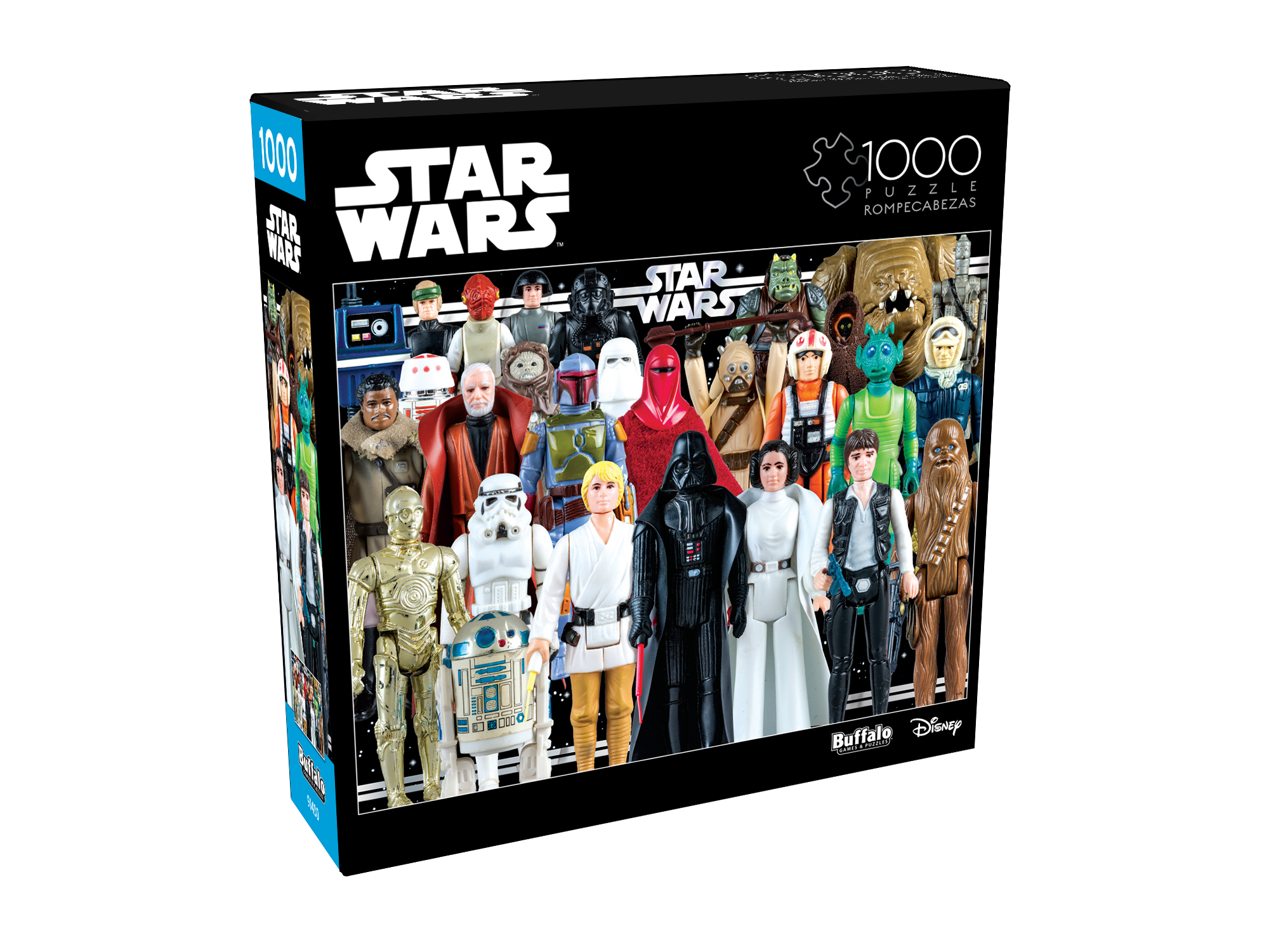 Buffalo Games Star Wars Vintage Action Figures Puzzle, 1000 Piece