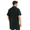 thumbnail image 3 of TOPTIE Barber Jacket Short-Sleeves Machine Washable Men's Coat Black Work Shirt-Black-XXL, 3 of 10