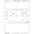 thumbnail image 2 of Westbrass D505-01 3-Hole Remodel Plate in PVD Polished Brass, 2 of 2