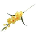 thumbnail image 1 of Flor de gladiolo artificial, regalo de boda, flor artificial realista DIY Amarillo, 1 of 9