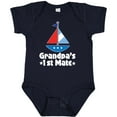 thumbnail image 3 of Inktastic Grandpas First Mate Nautical Sailboat Boys Baby Bodysuit, 3 of 5