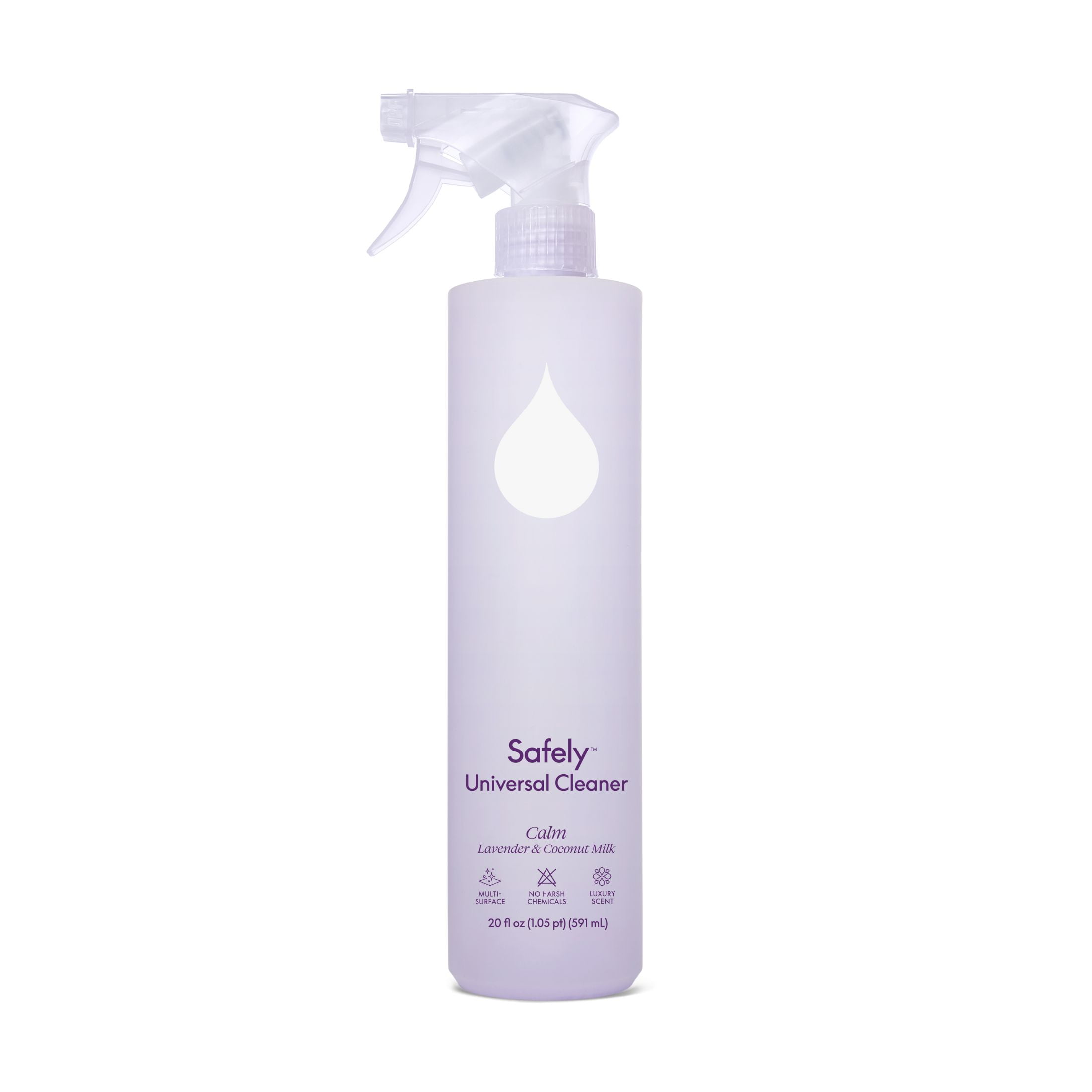 (3 pack) Safely Multi-Surface Universal Cleaner, Calm Scent, 20 fl oz