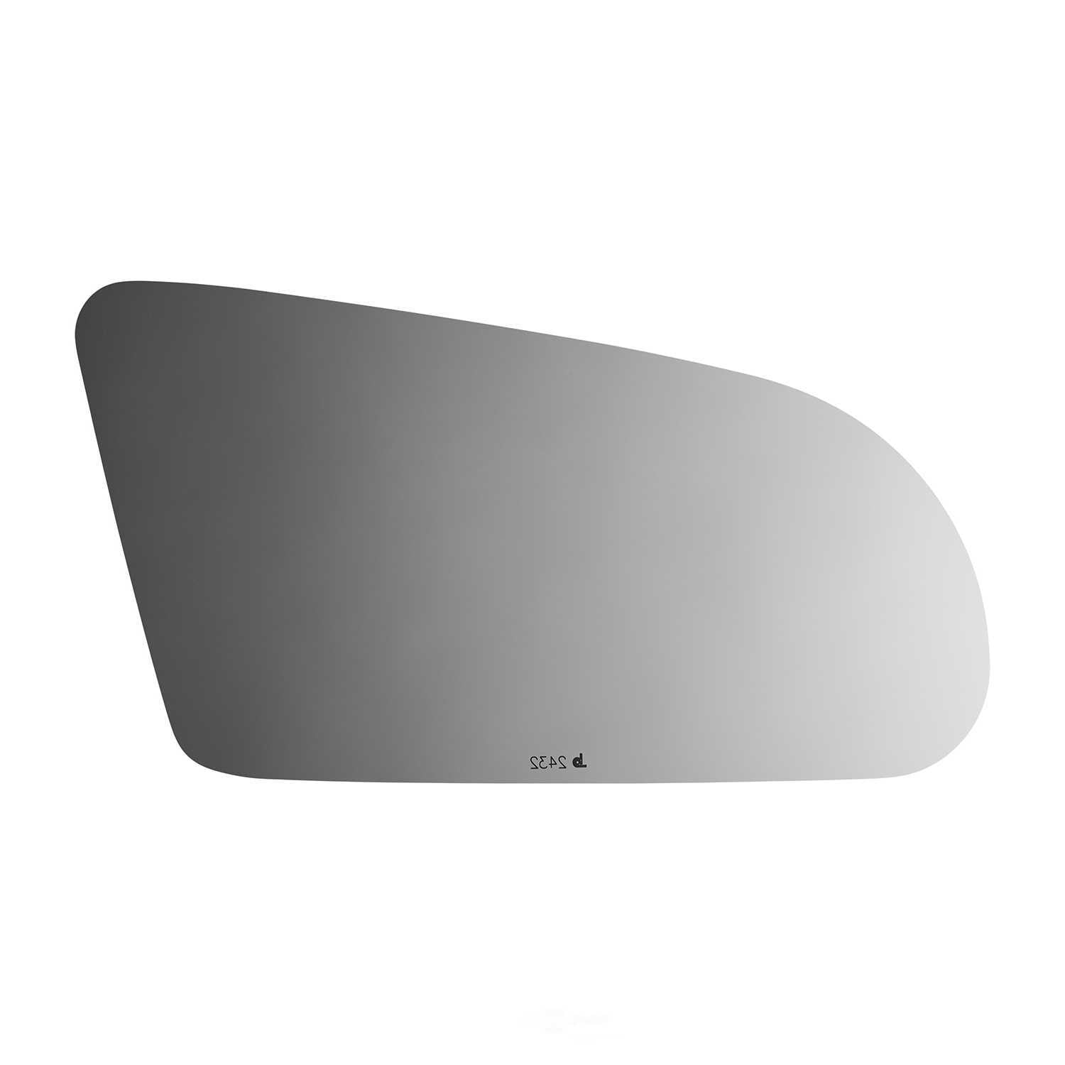 Burco Side View Mirror Replacement Glass - Clear Glass - 2432