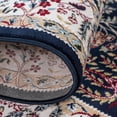thumbnail image 5 of Rugs.com Rabia Collection Rug – 5' Round Navy Blue Low Rug Perfect For Kitchens, Dining Rooms, 5 of 8
