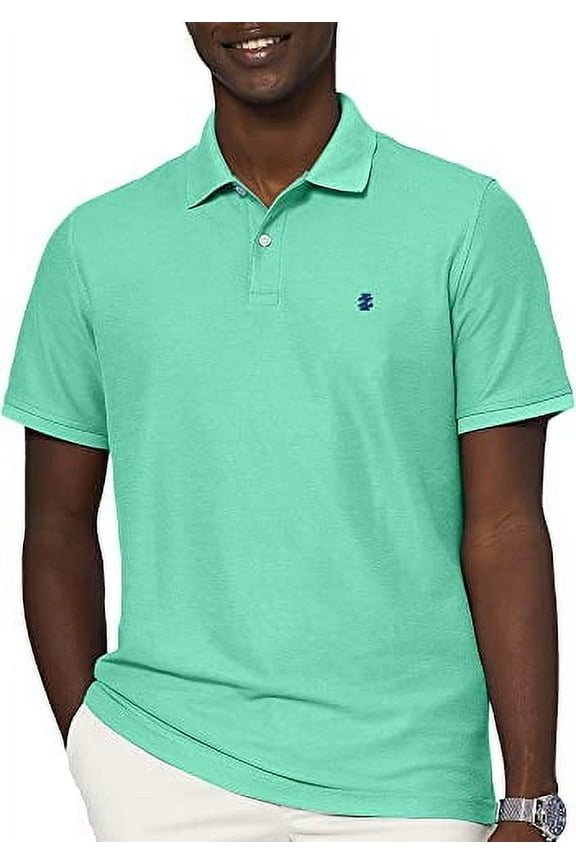 Mens Solid Advantage Performance Polo Shirt XX-Large Turquoise